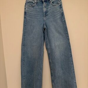 Rag & Bone Sofie jeans. High rise, ultra wide. Size 28